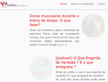 Tablet Screenshot of forcaeinteligencia.com